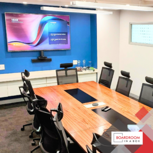 conference room automation, video conferencing solution, conference room equipment, boardroom in a box projects,