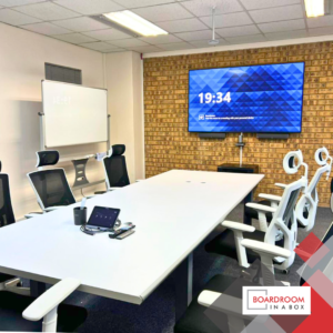 conference room automation, video conferencing solution, conference room equipment, boardroom in a box projects,