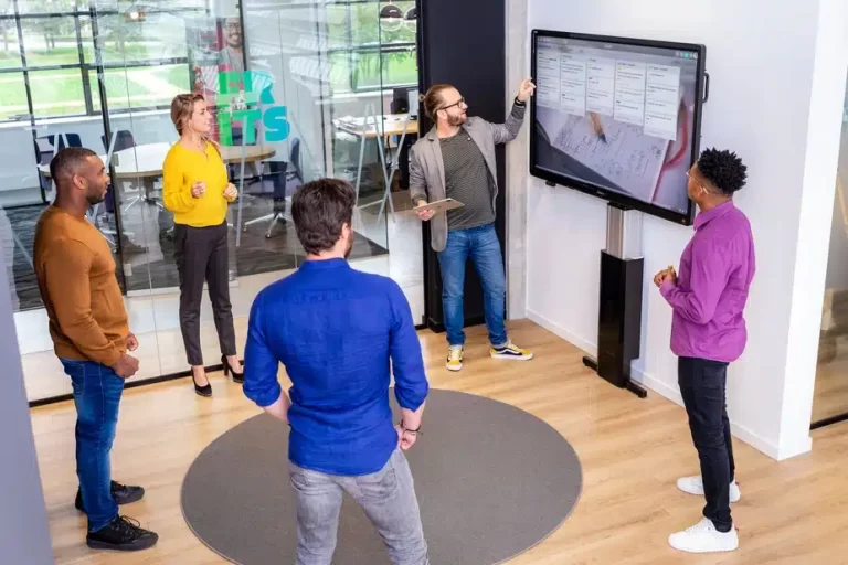 CTouch Canvas in a huddle meeting room