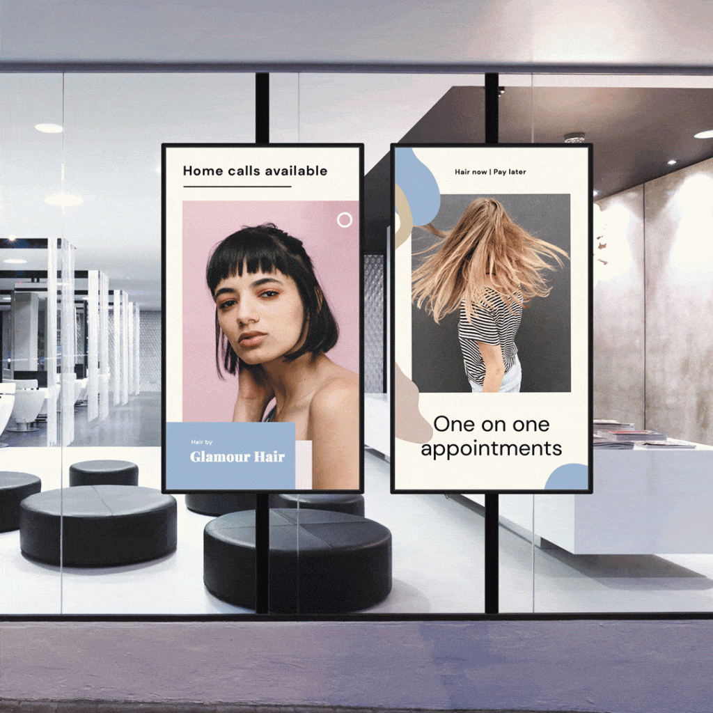 digital signage posters, digital signage solutions