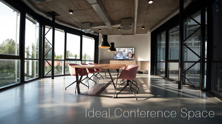 ideal video conference space