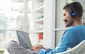 working from home